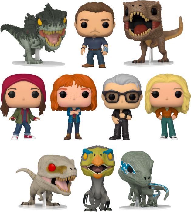 Funko Pop! Jurassic World: Dominion - That Is One Big Pile Of Pop - Bundle (Set of 10) - Real Pop Mania