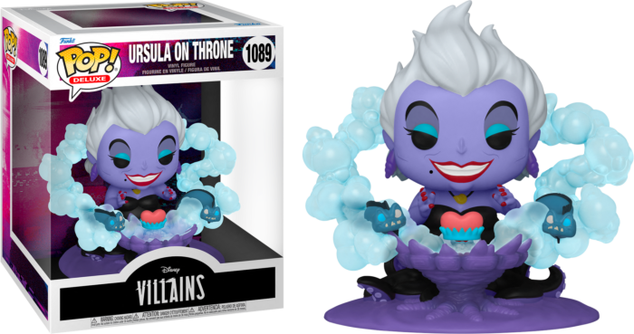 Funko Pop! The Little Mermaid - Ursula on Throne Deluxe #1089 - Real Pop Mania