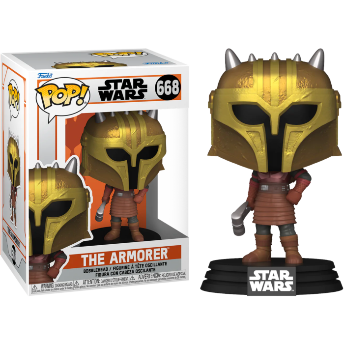 Funko Pop! Star Wars: The Mandalorian - The Armorer (Hand on the Side) #668