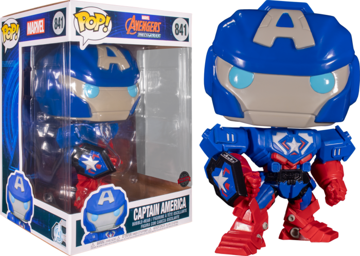 Funko Pop! Avengers Mech Strike - Captain America Mech 10" #841