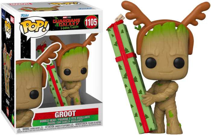 Funko Pop! The Guardians of the Galaxy Holiday Special - Groot #1105 - Real Pop Mania