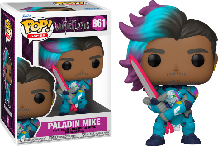 Funko Pop! Borderlands: Tiny Tina’s Wonderland - Paladin Mike #861 - Real Pop Mania