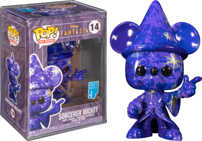 Funko Pop! Fantasia - Sorcerer Mickey Blue Artist Series 80th Anniversary with Pop! Protector #14