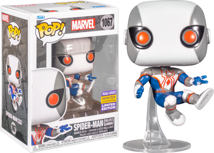 Funko Pop! Spider-Man - Spider-Man in Bug-Eyes Armor #1067 (2022 Winter Convention Exclusive)