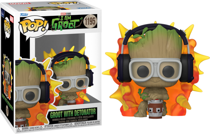 Funko Pop! I Am Groot (2022) - Groot with Detonator #1195