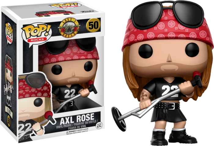 Funko Pop! Guns N' Roses - Axl Rose #50 - Real Pop Mania