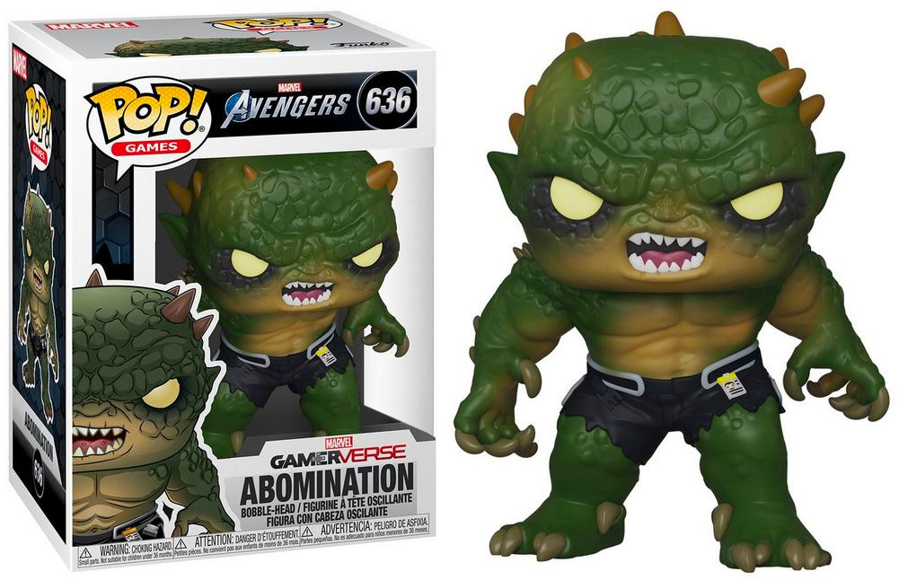 Funko Pop! Marvel’s Avengers (2020) - Abomination #636 + Exclusive Collector Box - The Amazing Collectables