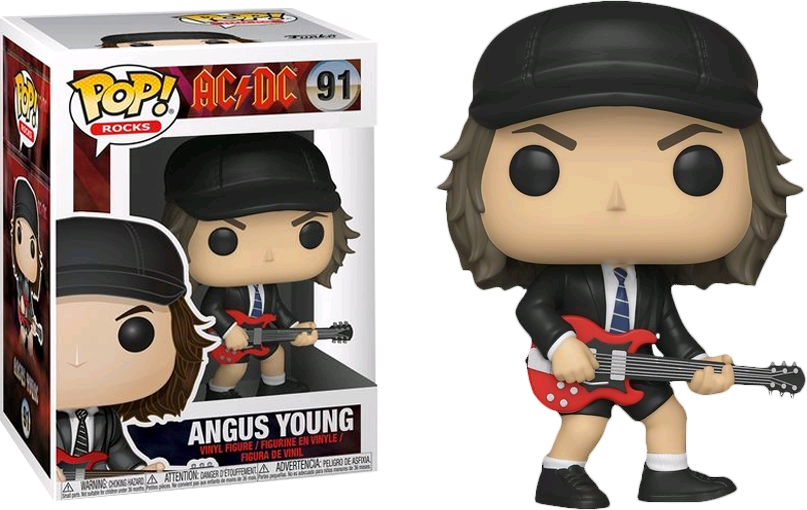 Funko Pop! AC/DC - Angus Young #91 - Chase Chance - The Amazing Collectables