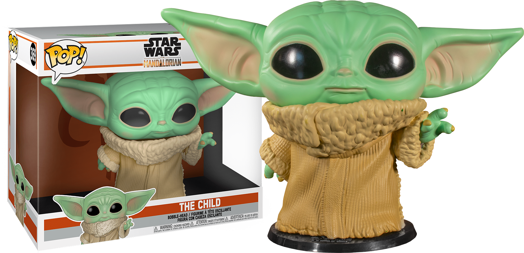 Funko Pop! Star Wars: The Mandalorian – The Child (Baby Yoda) Life-Size 10” - The Amazing Collectables