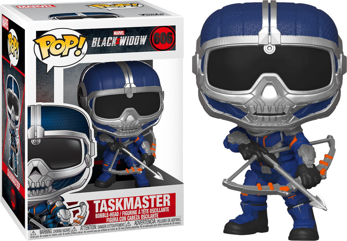 Funko Pop! Black Widow (2020) - Taskmaster with Bow #606 - The Amazing Collectables