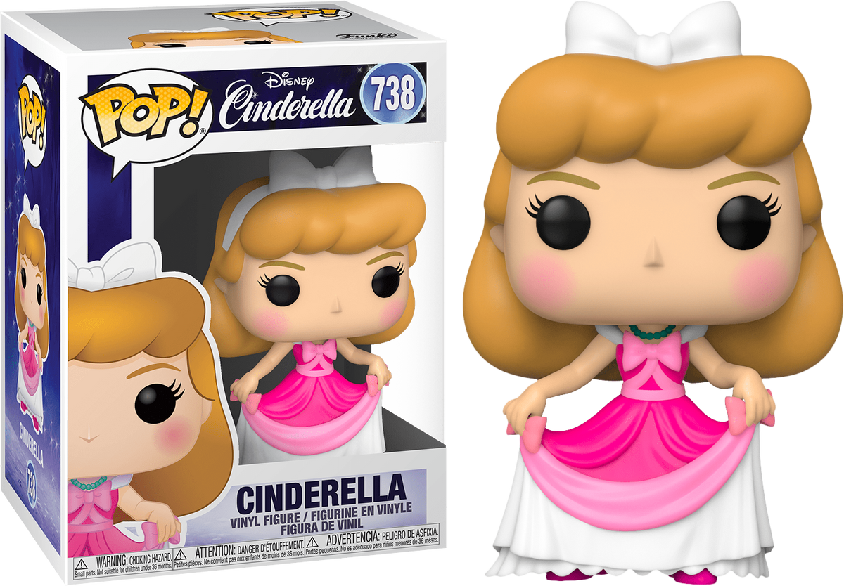 cinderella 1950 pink dress Elegant Cinephile Vintage Films A beloved Disney moment is reimagined in this enchanting Disney Traditions musical figurine Funko Pop! Cinderella - Cinderella