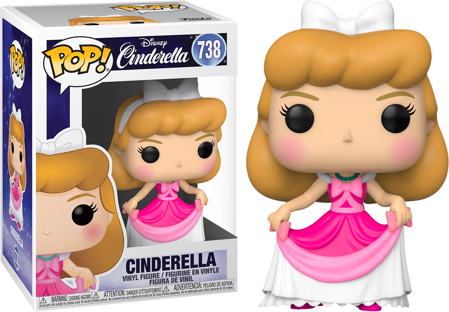 Funko Pop! Cinderella - Cinderella in Pink Dress #738