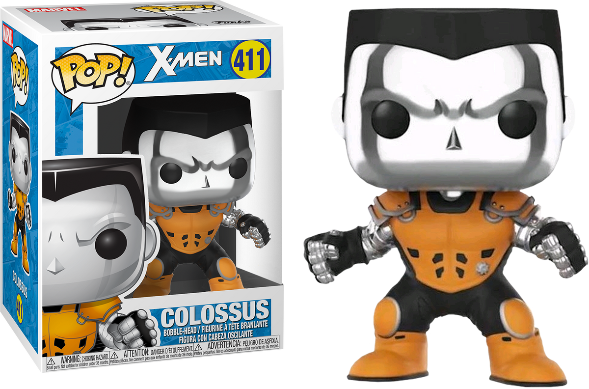 Funko Pop! X-Men - X-Force Colossus Chrome #411 - The Amazing Collectables