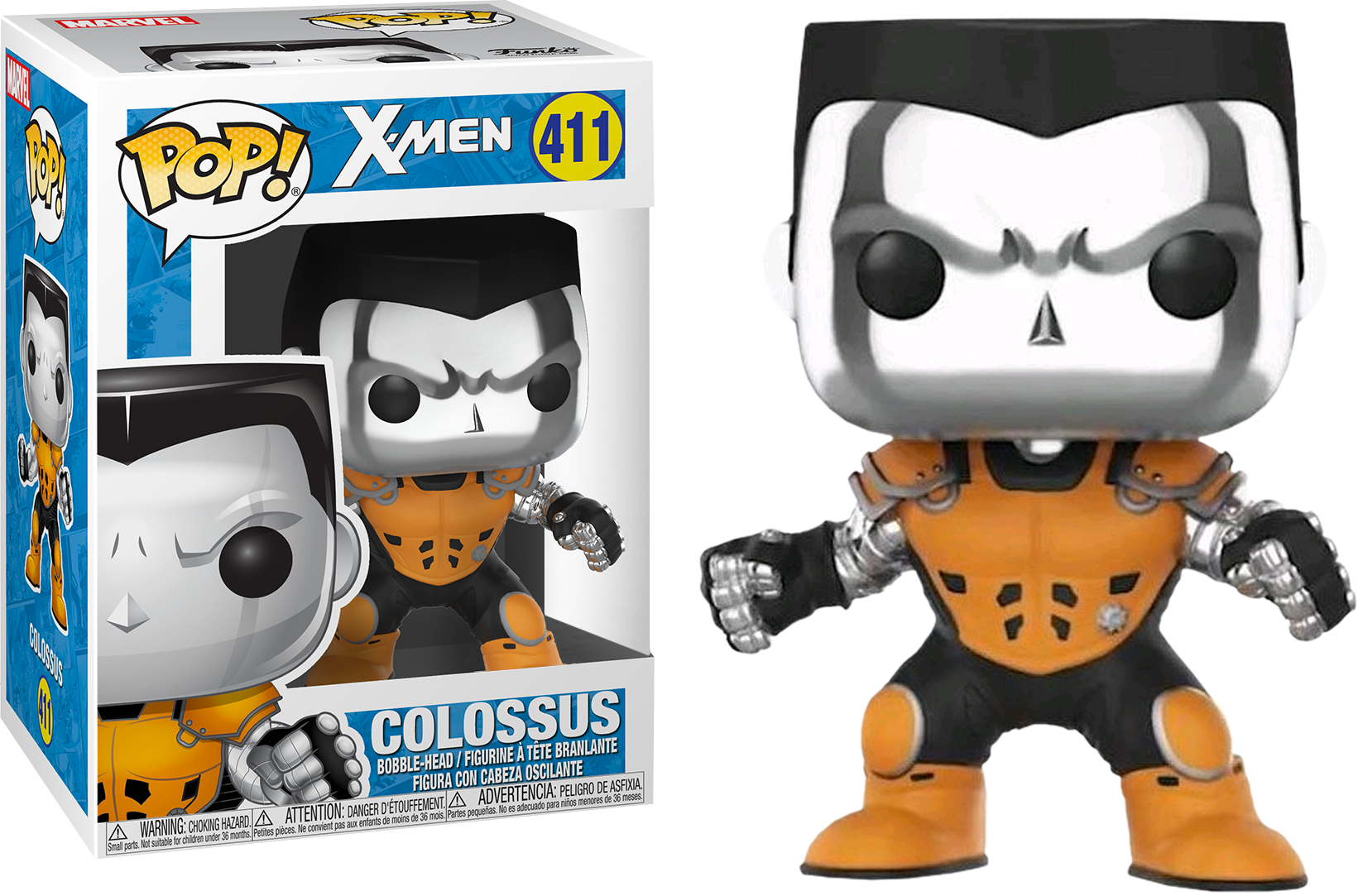 Funko Pop! X-Men - X-Force Colossus Chrome #411