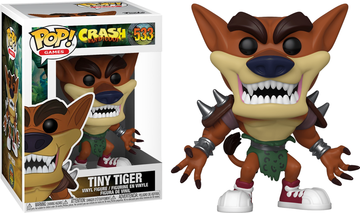 Funko Pop! Crash Bandicoot - Tiny Tiger #533 - The Amazing Collectables