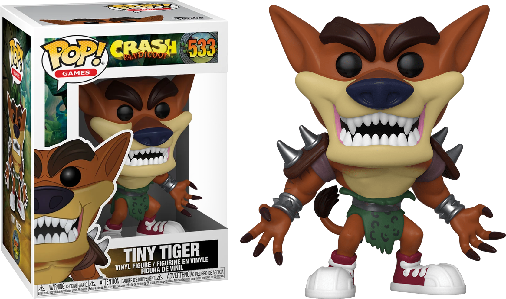 Funko Pop! Crash Bandicoot - Tiny Tiger #533