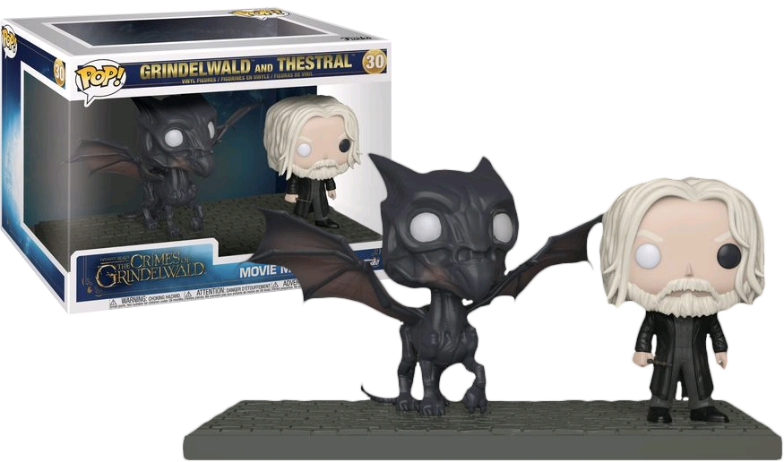 Funko Pop! Movie Moments - Fantastic Beasts 2: Crimes of Grindelwald - Grindelwald & Thestral - 2-Pack #30 - The Amazing Collectables