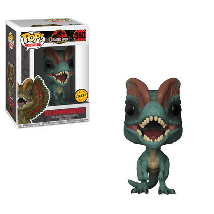 Funko Pop! Jurassic Park - Dilophosaurus #550 - Chase Chance - The Amazing Collectables