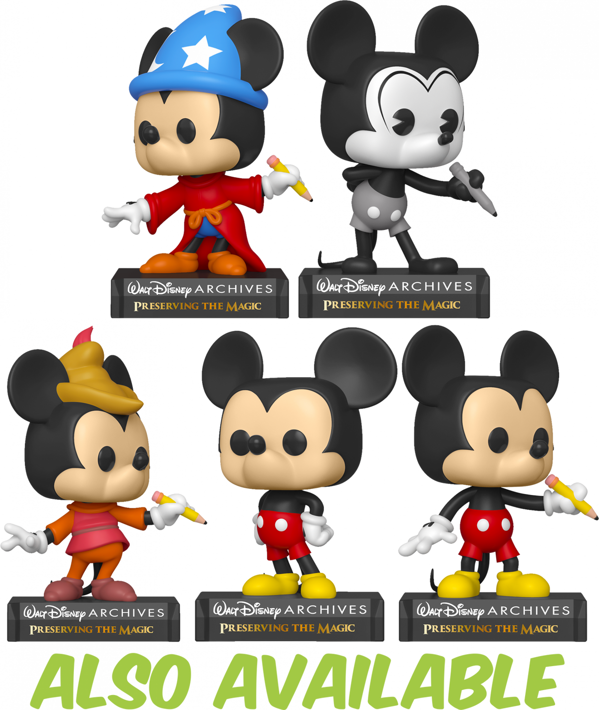 Funko Pop! Walt Disney Archives - Sorcerer Mickey Mouse 50th Anniversary #799 - The Amazing Collectables