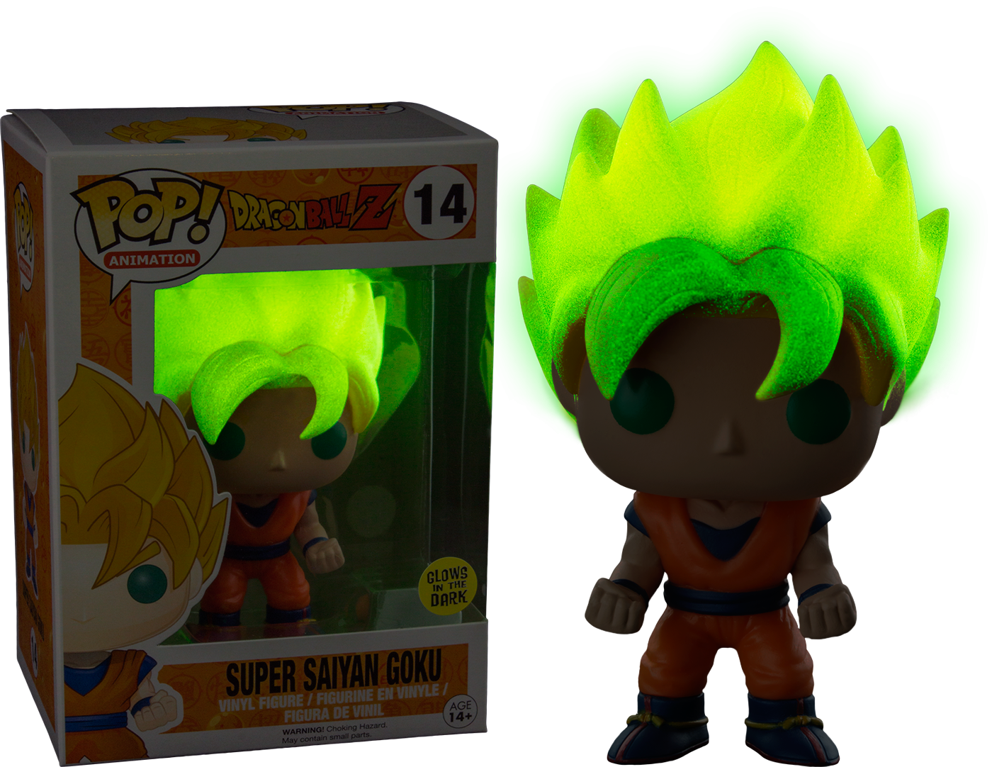 Funko Pop! Dragon Ball Z - Super Saiyan Goku Glow in the Dark #14