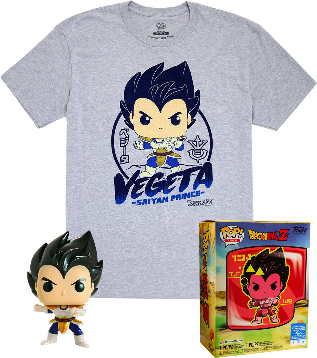 Funko - Dragon Ball Z - Vegeta Metallic - Vinyl Figure & T