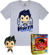 Funko - Dragon Ball Z - Vegeta Metallic - Vinyl Figure & T-Shirt Box Set - The Amazing Collectables