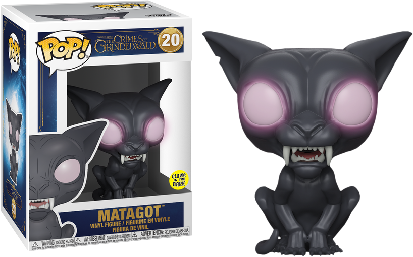 Funko Pop! Fantastic Beasts 2: The Crimes Of Grindelwald - Matagot Glow in the Dark #20 - The Amazing Collectables
