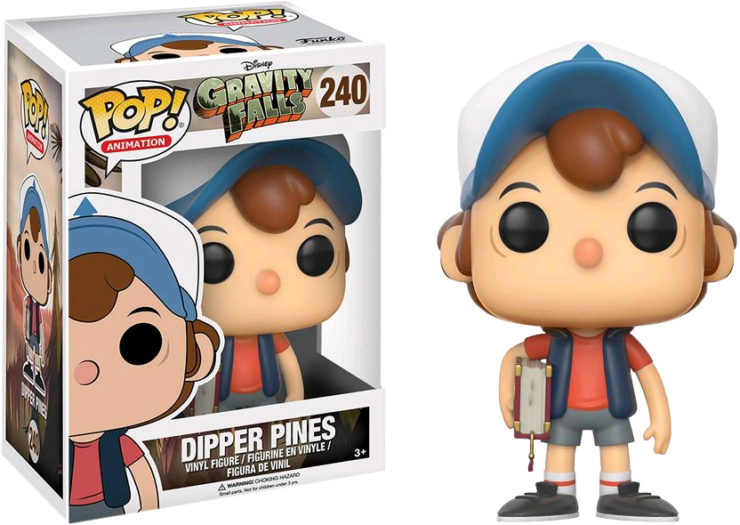 Funko Pop! Gravity Falls - Dipper Pines #240 - Chase Chance - The Amazing Collectables