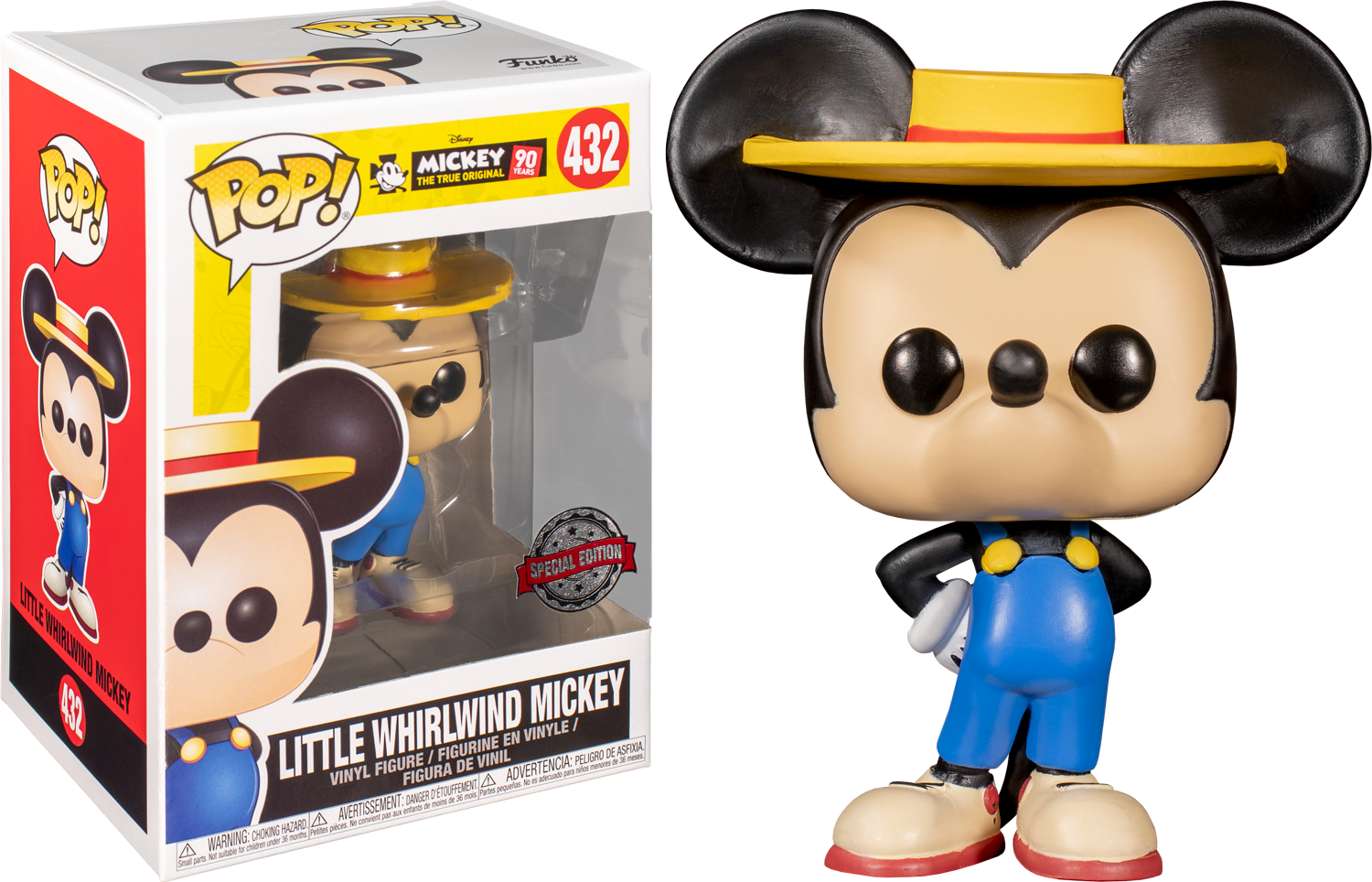 Funko Pop!  Disney - Little Whirlwind Mickey Mouse 90th Anniversary #432
