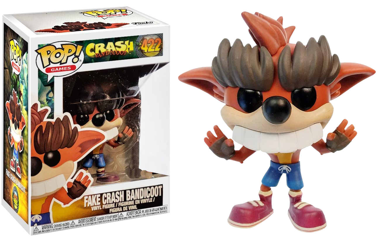 Funko Pop Crash Bandicoot Fake Crash 422