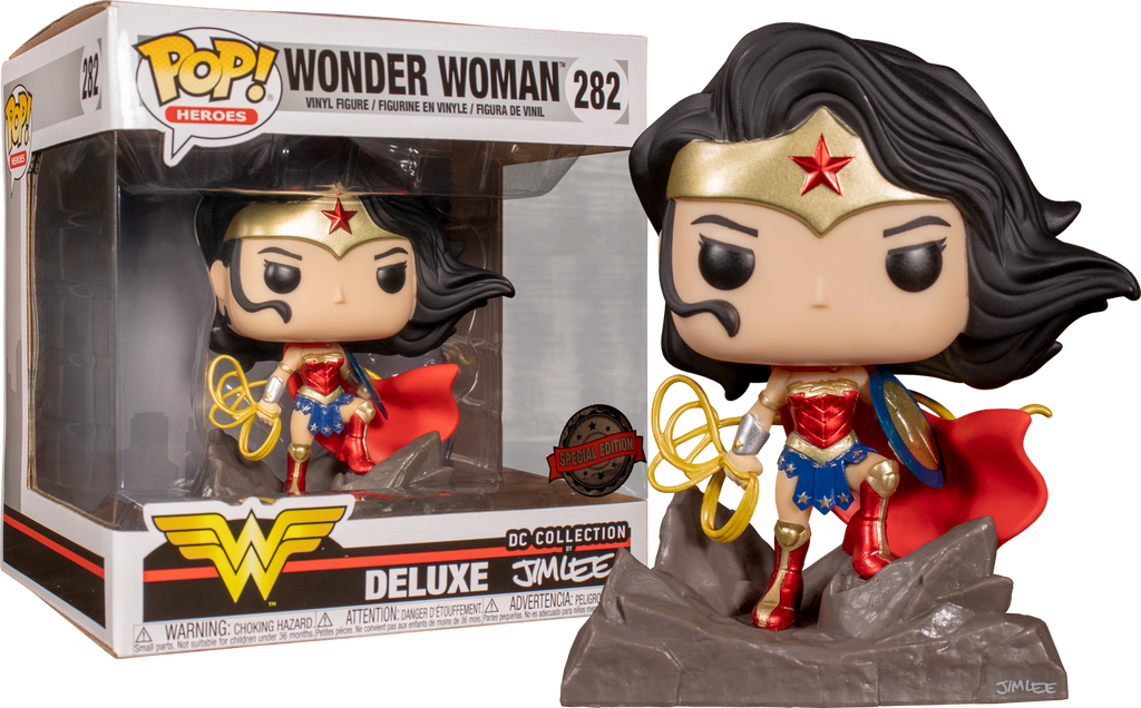 Wonder Woman B&W Deluxe Funko Pop! #282 - The Pop Central