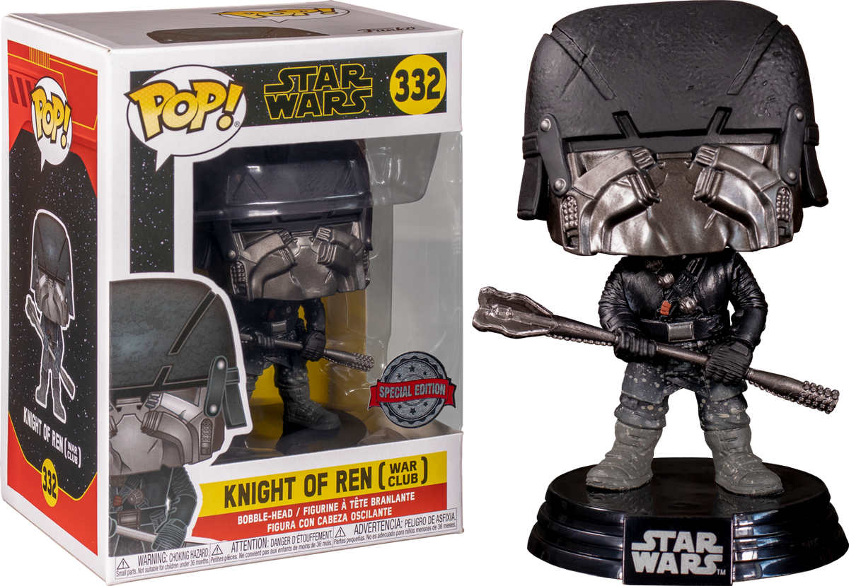 Funko Pop! Star Wars Episode IX: The Rise Of Skywalker - Knight Of Ren with War Club #332 - The Amazing Collectables