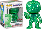 Funko Pop! Avengers 4: Endgame - Hulk with Nano Gauntlet Green Chrome #499 - The Amazing Collectables