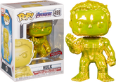 Funko Pop! Avengers 4: Endgame - Hulk with Nano Gauntlet Yellow Chrome #499 - The Amazing Collectables