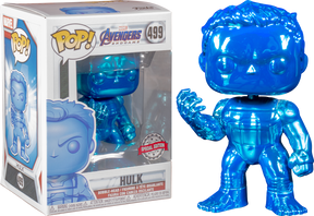Funko Pop! Avengers 4: Endgame - Hulk with Nano Gauntlet Blue Chrome #499