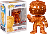 Funko Pop! Avengers 4: Endgame - Hulk with Nano Gauntlet Orange Chrome #499 - The Amazing Collectables