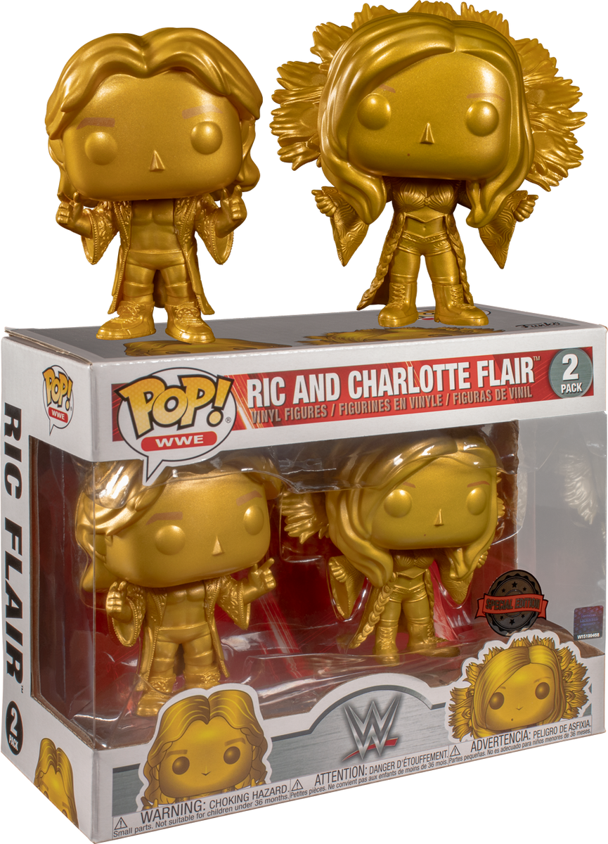 Funko Pop! WWE - Ric Flair & Charlotte Flair - 2-Pack