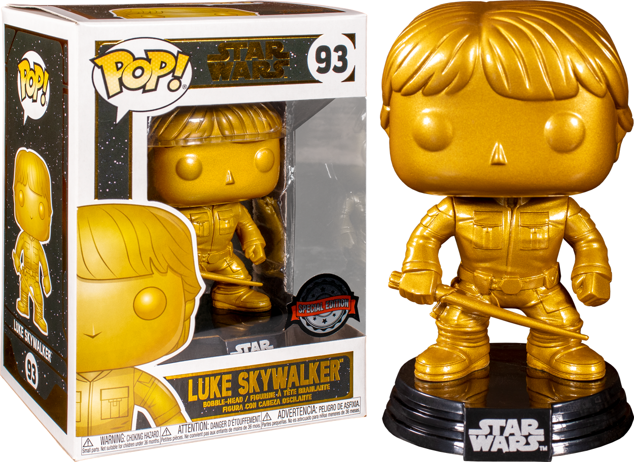Funko Pop! Star Wars - Luke Skywalker Metallic Gold #93