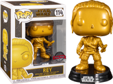 Funko Pop! Star Wars - Rey Metallic Gold #114 - The Amazing Collectables