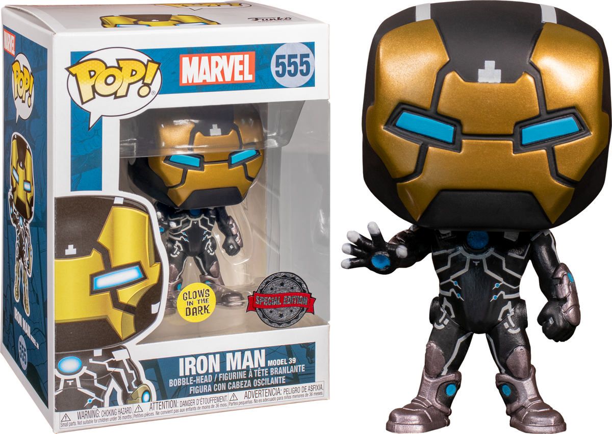 Funko Pop! Iron Man - Iron Man MK39 Glow in the Dark #555 - The Amazing Collectables