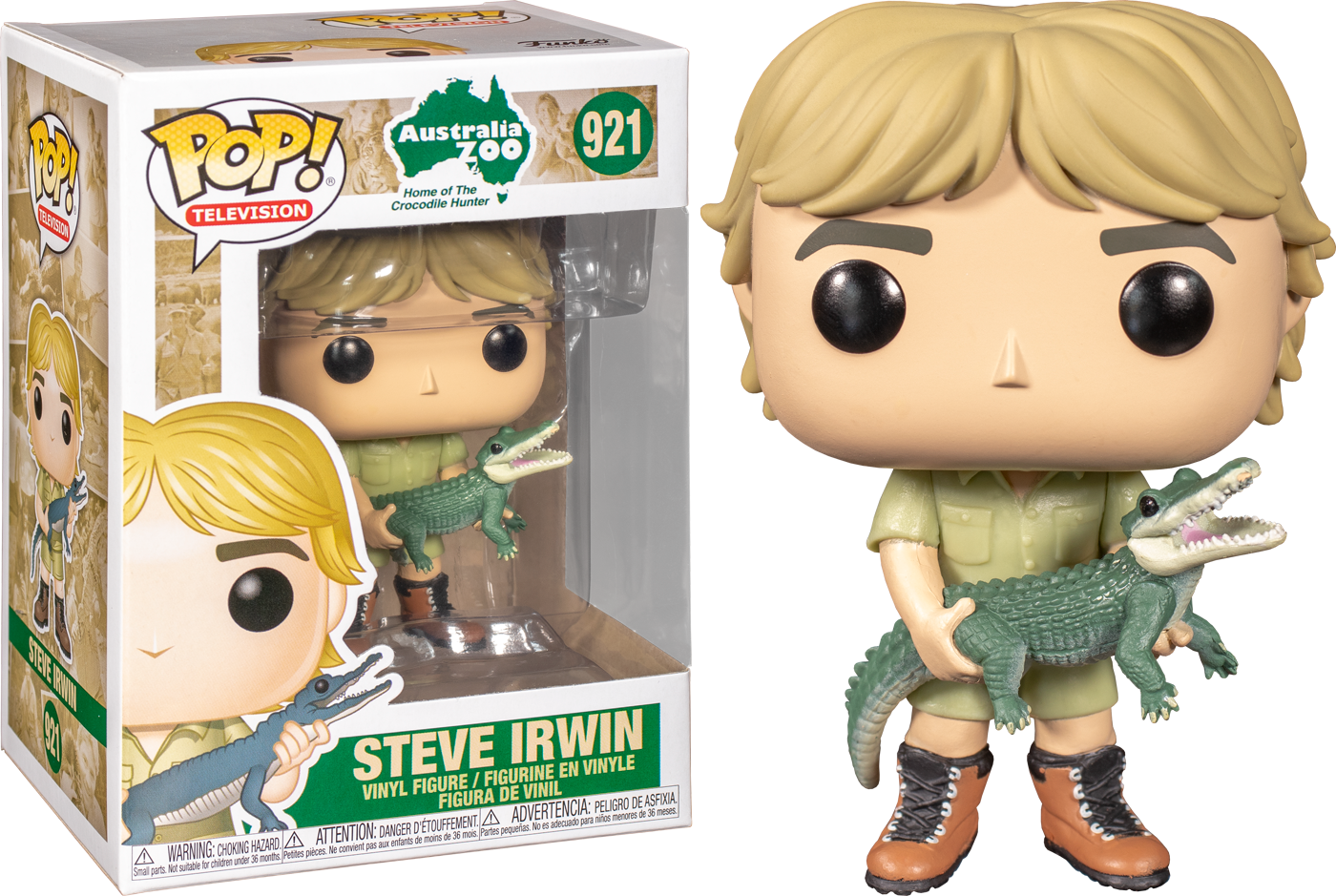 Funko Pop! The Crocodile Hunter - Steve Irwin #921 - Chase Chance