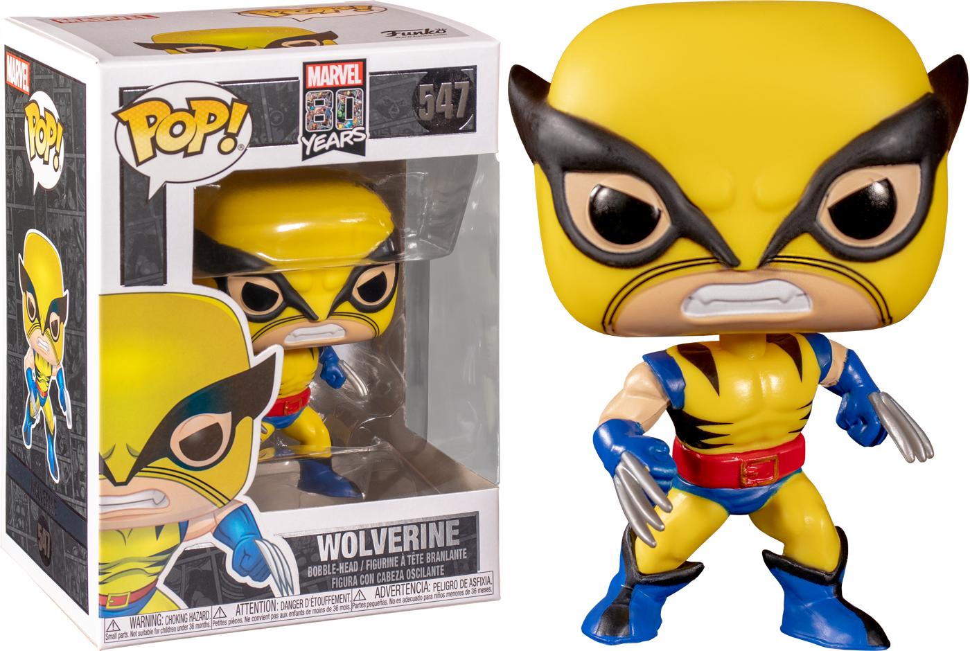 Funko Pop! X-Men - Wolverine First Appearance 80th Anniversary #547