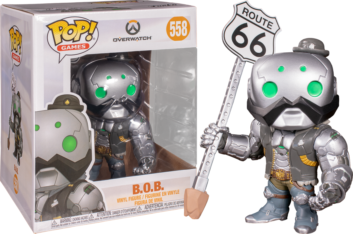 Funko Pop! Overwatch - B.O.B. 6" Super Sized #558 - The Amazing Collectables
