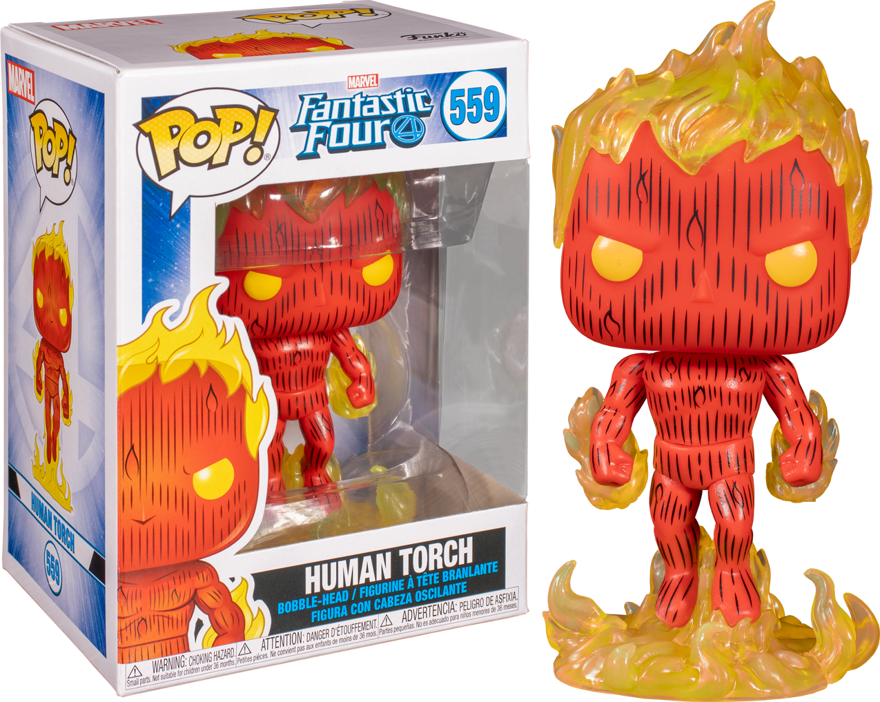 Funko Pop! Fantastic Four - Human Torch #559