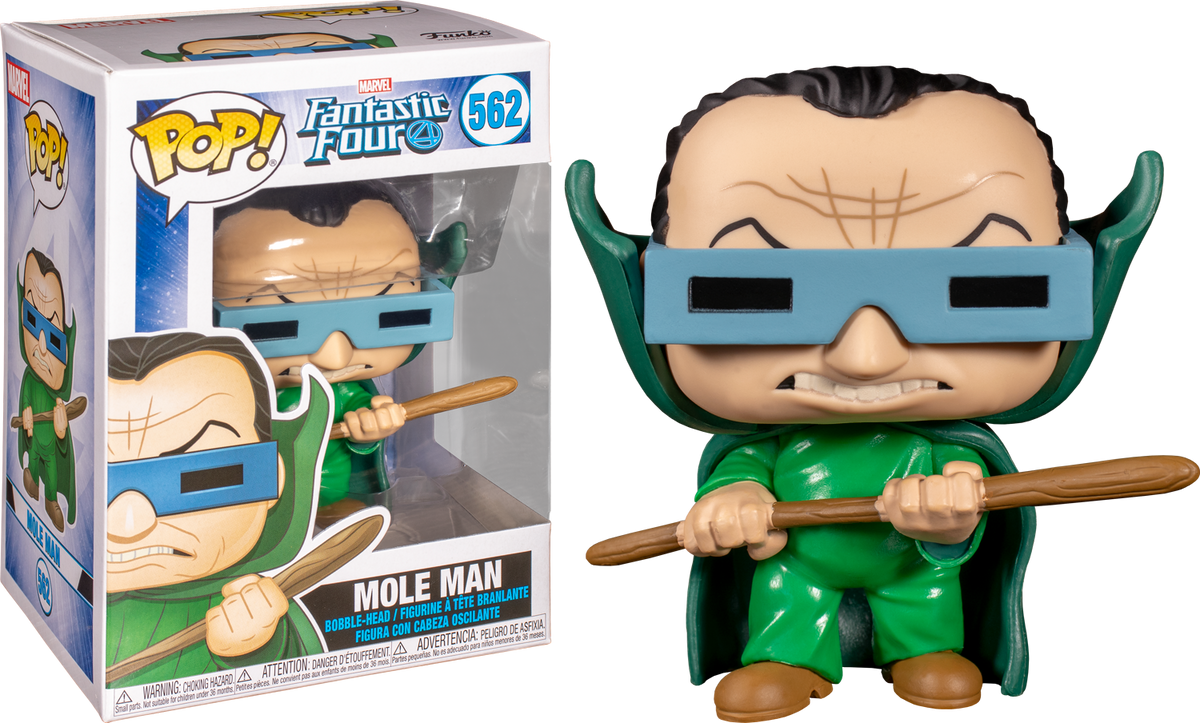 Funko Pop!  Fantastic Four - Mole Man #562 - The Amazing Collectables