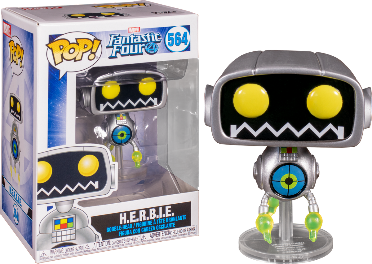 Funko Pop!  Fantastic Four - H.E.R.B.I.E. #564 - The Amazing Collectables