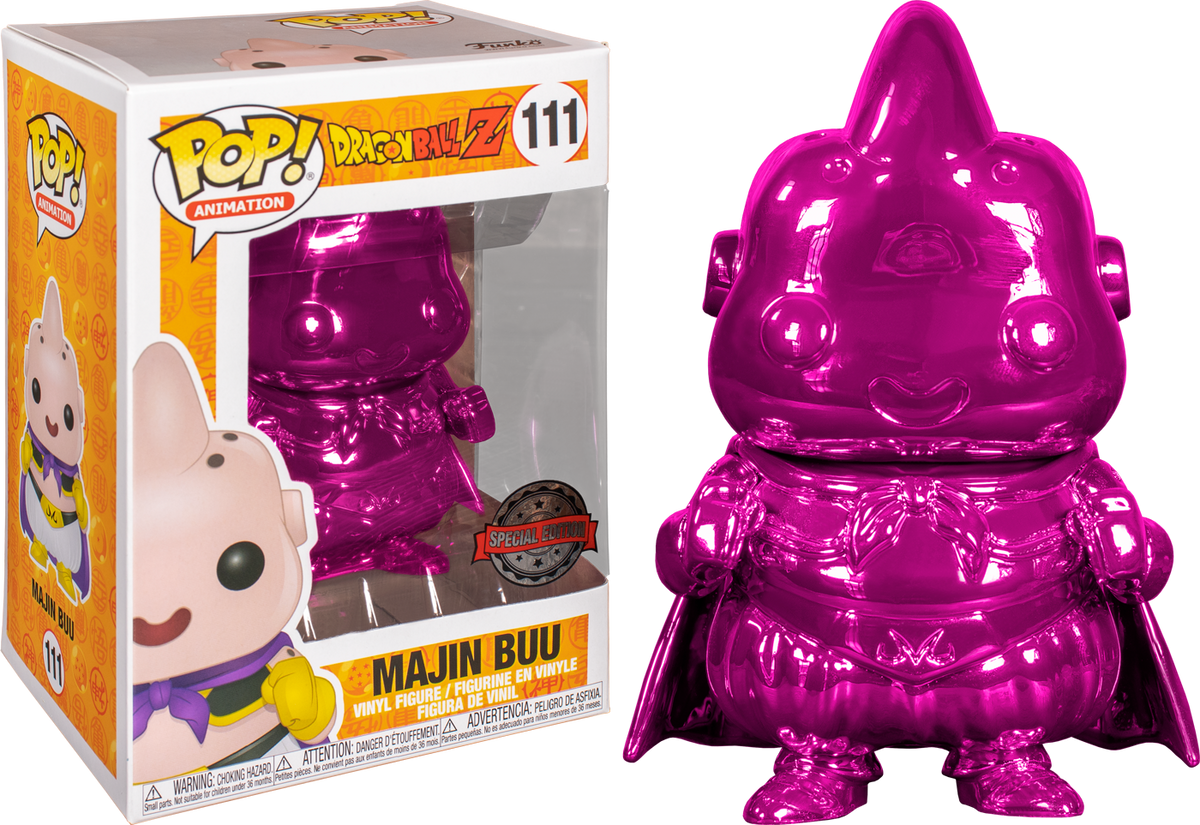 Funko Pop! Dragon Ball Z - Majin Buu Pink Chrome #111 - The Amazing Collectables