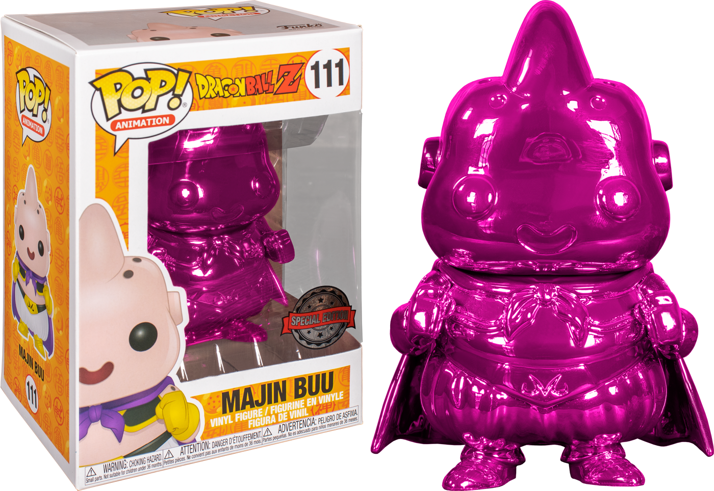 Funko Pop! Dragon Ball Z - Majin Buu Pink Chrome #111