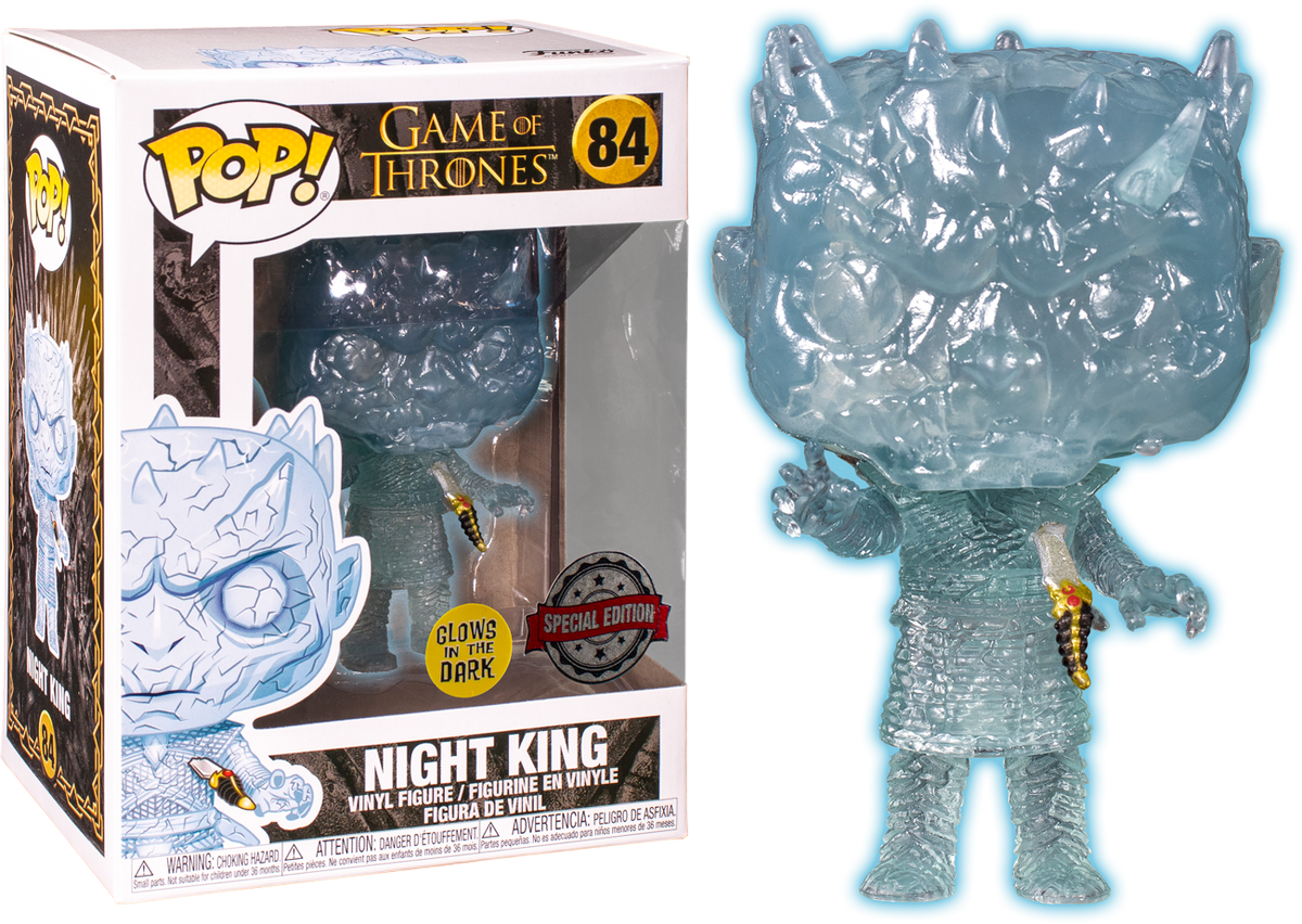 Funko Pop! Game of Thrones - Crystal Night King with Dagger Glow in the Dark #84 - The Amazing Collectables