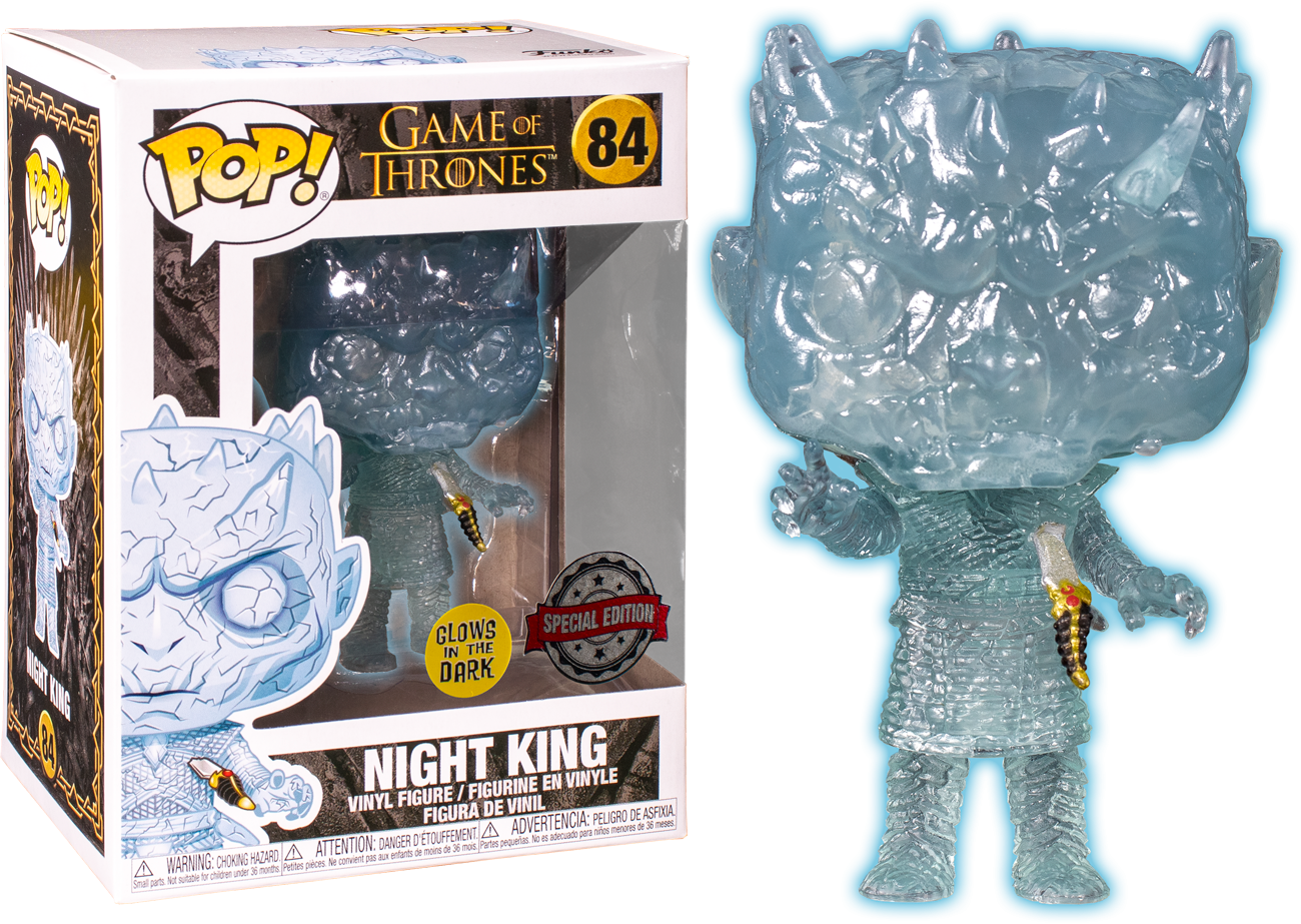Funko Pop! Game of Thrones - Crystal Night King with Dagger Glow in th Funko Pop! Game of Thrones - Crystal Night King with Dagger Glow in th